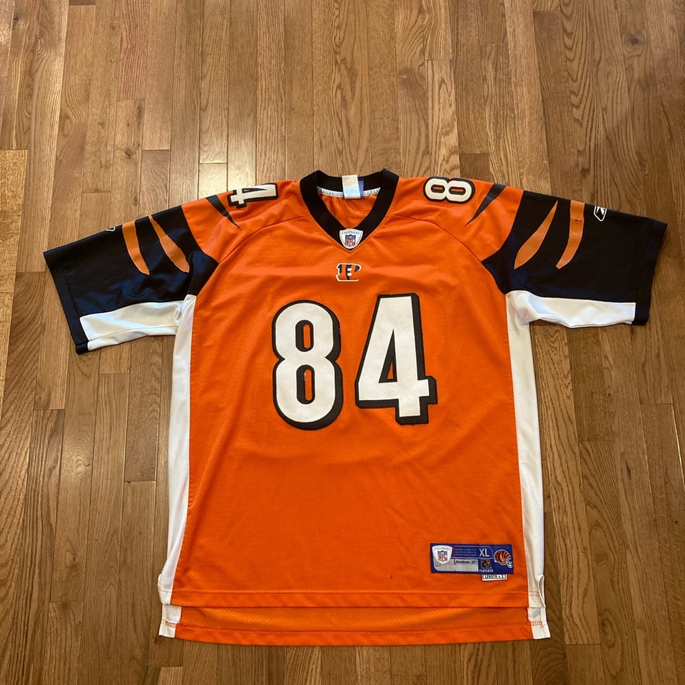 Cincinnati Bengals TJ Houshmandzadeh Athletic Y2K Reebok Orange NFL Jersey